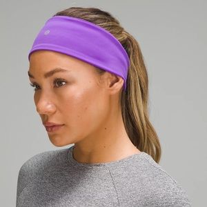 Lululemon 🍋 Women's Wunder Train Wide Headband in Atomic Purple 💜🍇